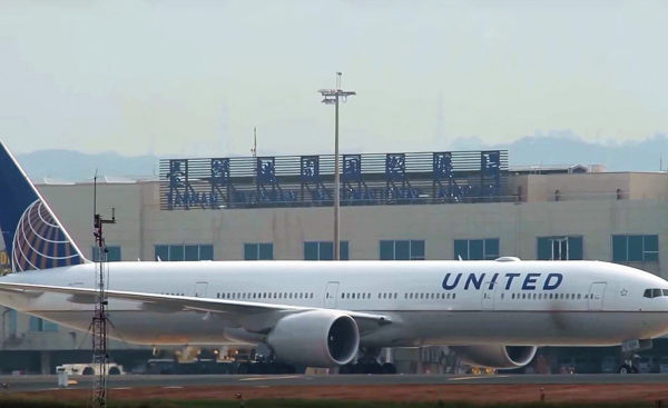 United Airline at Taoyuan Airport United Airline at Taoyuan Airport